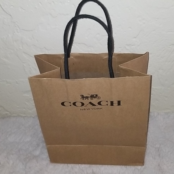 Coach brown paper bag - Picture 6 of 7